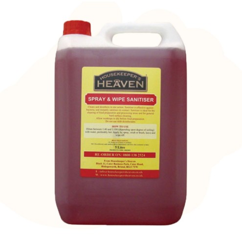Spray & Wipe Sanitiser 5l