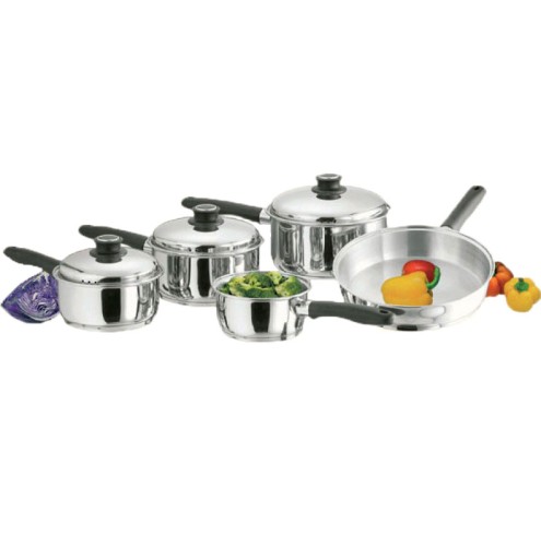 5-piece Stainless Steel Saucepan Set