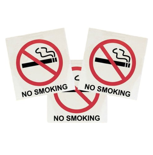No Smoking Signs Pk3