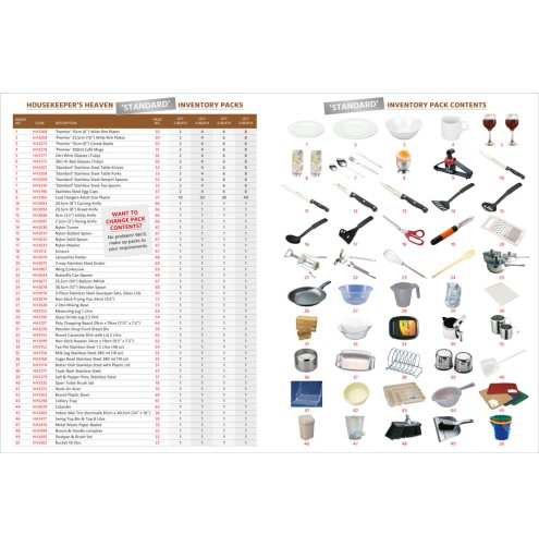 8 Berth STANDARD Inventory Pack
