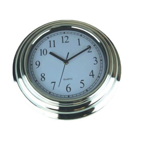 Chrome Finish Clock