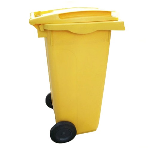 External Recycling Wheelie Bin 240ltr Yellow