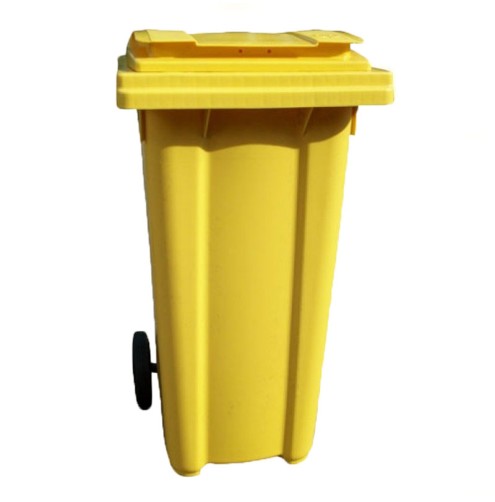 External Recycling Wheelie Bin 240ltr Yellow