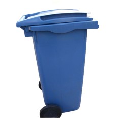 External Recycling Wheelie Bin 120ltr Blue