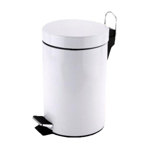 White Pedal Bin