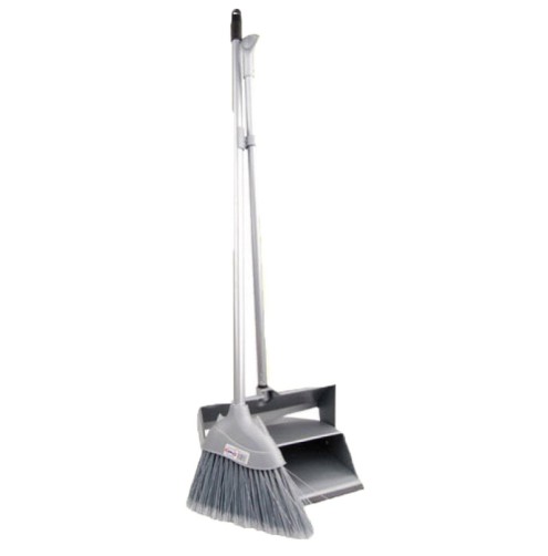 Lobby Dustpan and Brush Set Grey