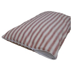 Heavy Duty Zipped Ticking Pillow Protector Red