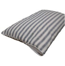 Heavy Duty Striped Ticking Pillow Protector Navy