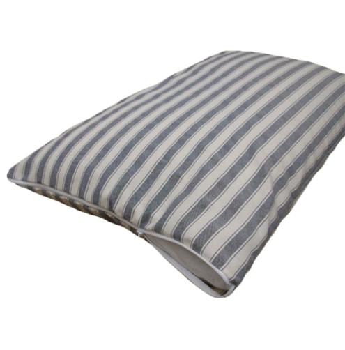 Heavy Duty Striped Ticking Pillow Protector Navy