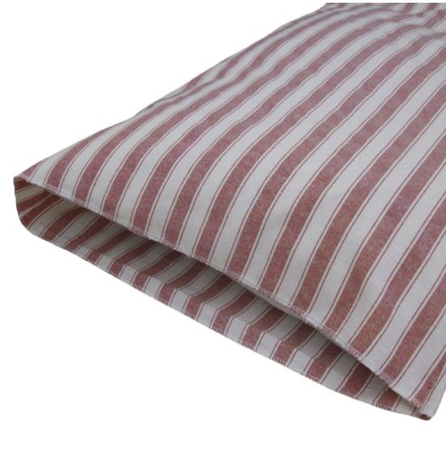 Heavy Duty Sew On Ticking Pillow Protector Red