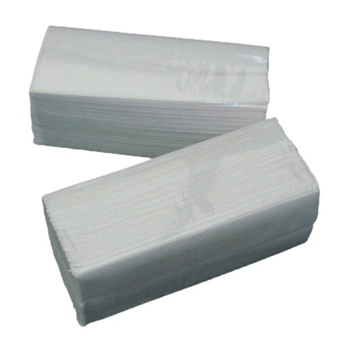 Z-Fold Hand Towels – White