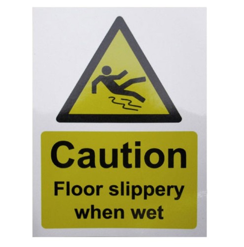 Labels: Floor Slippery Pk 10
