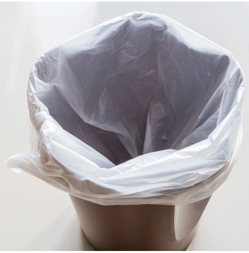 White Pedal Bin Bags 11" x 17" x 17"-  Boxes of 1,000